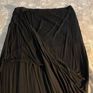 GUC asymmetrical skirt. It looks great on!